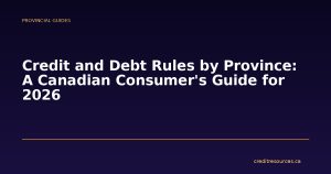 Credit and Debt Rules by Province: A Canadian Consumer's Guide for 2026