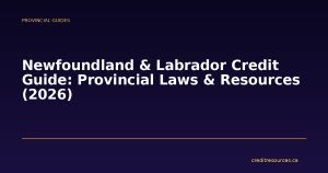 Newfoundland & Labrador Credit Guide: Provincial Laws & Resources (2026)