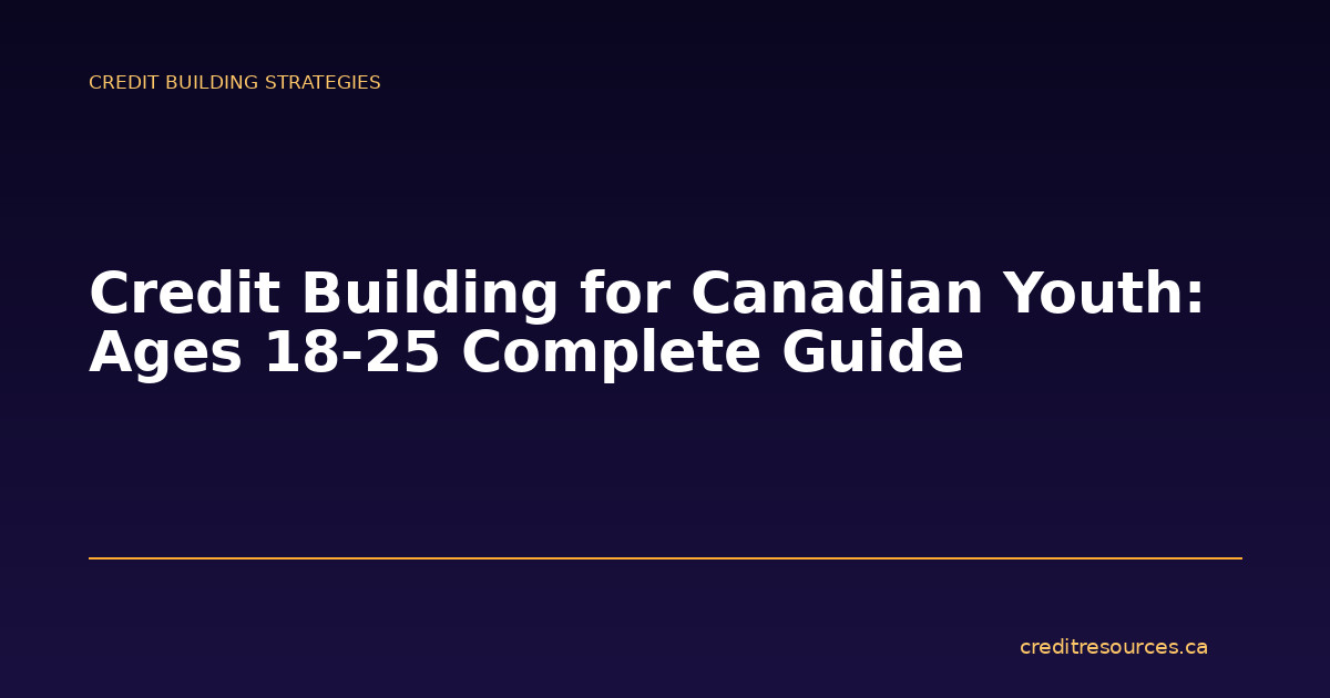 Credit Building for Canadian Youth: Ages 18-25 Complete Guide