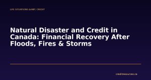 Natural Disaster and Credit in Canada: Financial Recovery After Floods, Fires & Storms