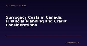 Surrogacy Costs in Canada: Financial Planning and Credit Considerations