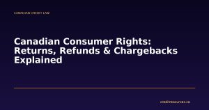 Canadian Consumer Rights: Returns, Refunds & Chargebacks Explained