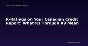 R-Ratings on Your Canadian Credit Report: What R1 Through R9 Mean