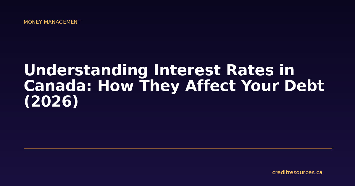 Understanding Interest Rates in Canada: How They Affect Your Debt (2026)