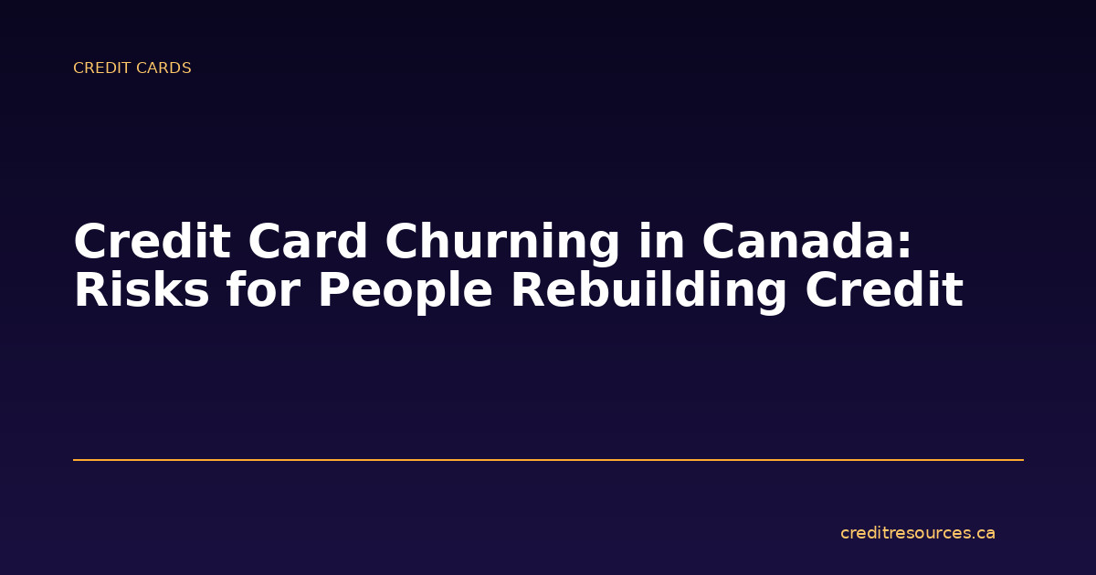 Credit Card Churning in Canada: Risks for People Rebuilding Credit