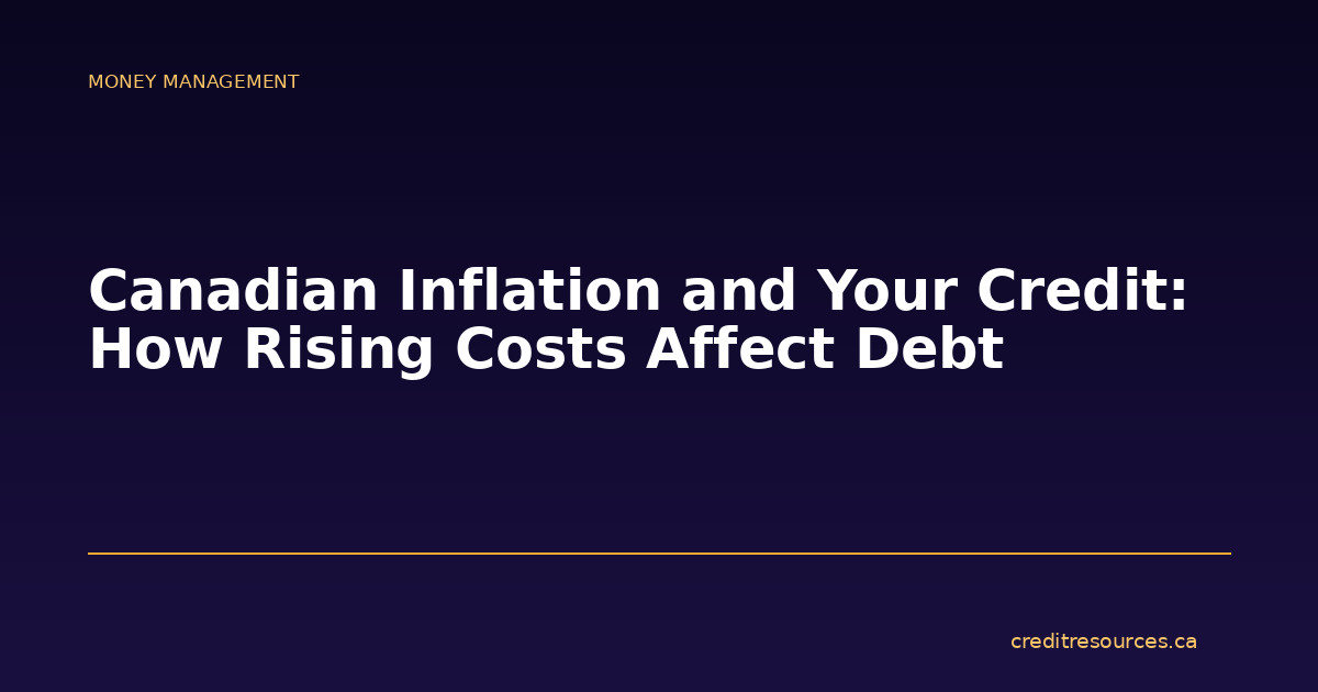 Canadian Inflation and Your Credit: How Rising Costs Affect Debt