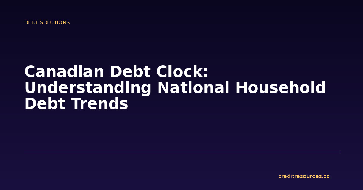 Canadian Debt Clock: Understanding National Household Debt Trends