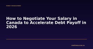 How to Negotiate Your Salary in Canada to Accelerate Debt Payoff in 2026