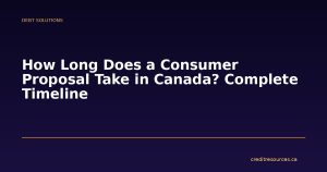 How Long Does a Consumer Proposal Take in Canada? Complete Timeline