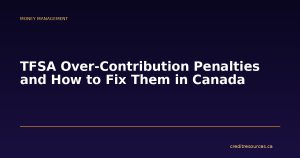 TFSA Over-Contribution Penalties and How to Fix Them in Canada