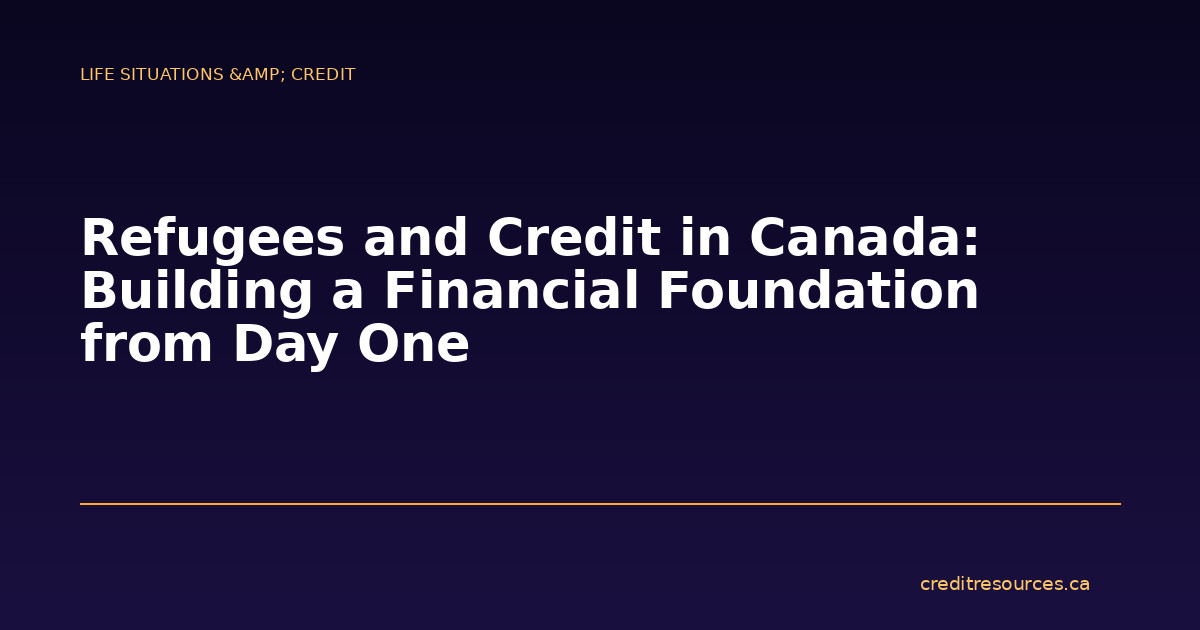 Refugees and Credit in Canada: Building a Financial Foundation from Day One
