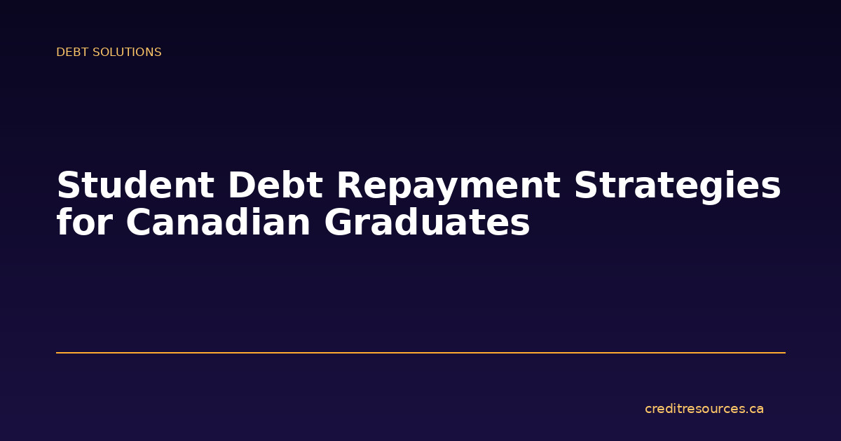 Student Debt Repayment Strategies for Canadian Graduates