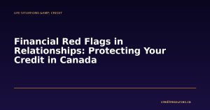 Financial Red Flags in Relationships: Protecting Your Credit in Canada
